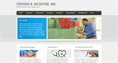 Desktop Screenshot of mcintyremd.com